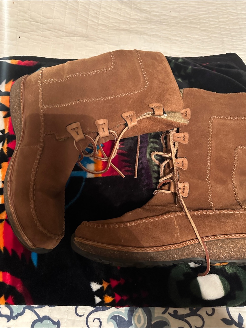 Timberland Brown Suede Lace-Up Women's Boots
